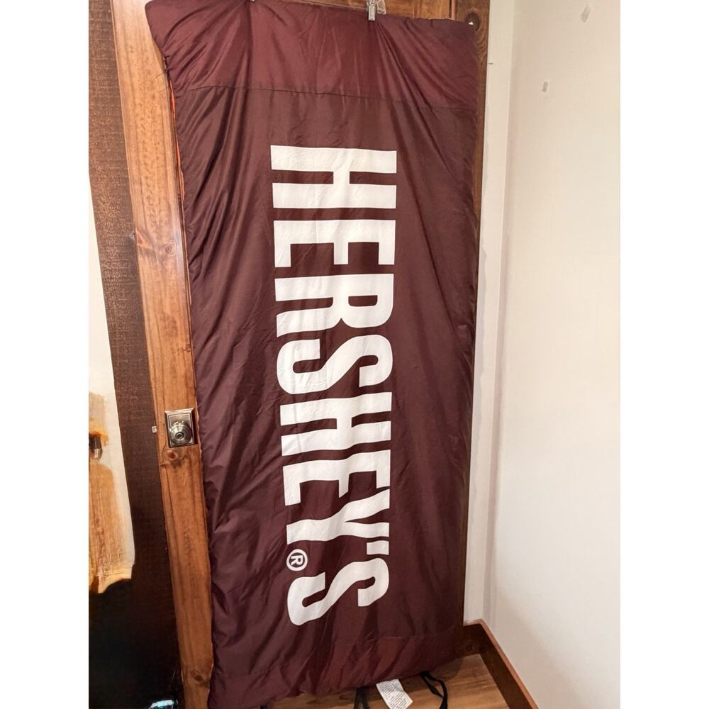Vintage 90's Hershey's Chocolate / Reese's Adult Size Sleeping Bag Advertising